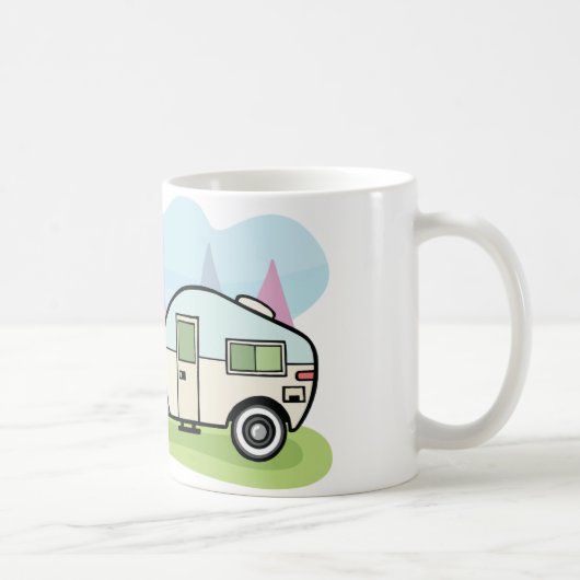 Vintage Art-Camper-Tasse Kaffeetasse (Rechts)