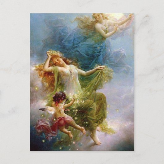 Vintage Art Celestis Angels Postkarte (Vorderseite)