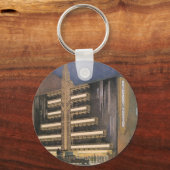 Vintage Art-Deco-Architektur, Gebäude im NYC Schlüsselanhänger (Vorderseite)