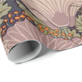 Vintage Art Deco Bat und Blume Geschenkpapier (Rolleneckpunkt)