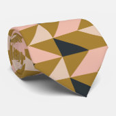 Vintage Art Deco Blush Gold Black Wedding Krawatte (Gerollt)