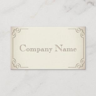 Vintage Art Deco Business Card Visitenkarte