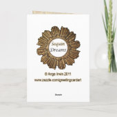 Vintage Art Deco Devon Rex Cat Karte (Rückseite)