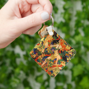 Vintage Art Deco, Diana und ihre Nymphen oder die  Schlüsselanhänger