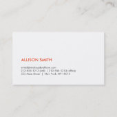 Vintage Art Deco Eyes/Lips Business Card Visitenkarte (Rückseite)