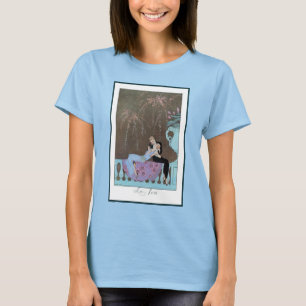 Vintage Art Deco Feuerwerk Le Feu, George Barbier T-Shirt
