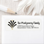 Vintage Art Deco Finale und Familienname der 1920e (Insitu)