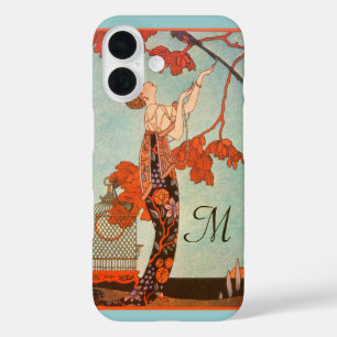 Vintage Art Deco, Flighty Bird von George Barbier iPhone 16 Hülle