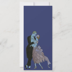 Vintage Art Deco Frischvermählte, Liebeshochzeitst