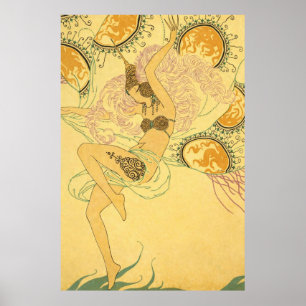 Vintage Art Deco - Für Alle - Showgirl Poster