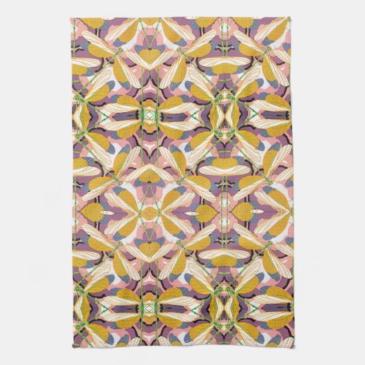 Vintage Art Deco Geschirrtuch (Vertikal)