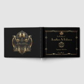 Vintage Art Deco Hochzeit Gästebuch (Voll)