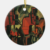 Vintage Art Deco Industrie Keramikornament (Vorne)