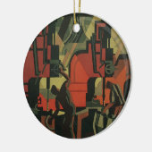Vintage Art Deco Industrie Keramikornament (Links)
