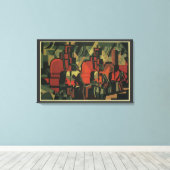 Vintage Art Deco Industrie Leinwanddruck (Insitu (Holzboden))