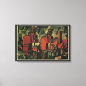 Vintage Art Deco Industrie Leinwanddruck (Vorderseite)