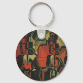 Vintage Art Deco Industrie Schlüsselanhänger (Rückseite)
