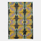 Vintage Art Deco Jazz Geschirrtuch (Vertikal)