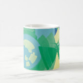 Vintage Art Deco Jazz Pochoir Garten Schmetterling Kaffeetasse (Mittel)