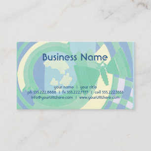 Vintage Art Deco Jazz Pochoir-Garten Schmetterling Visitenkarte