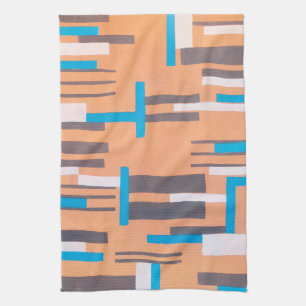 Vintage Art Deco Jazz Pochoir, geometrisches Muste Geschirrtuch