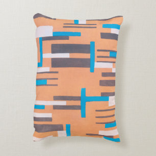 Vintage Art Deco Jazz Pochoir, geometrisches Muste Zierkissen