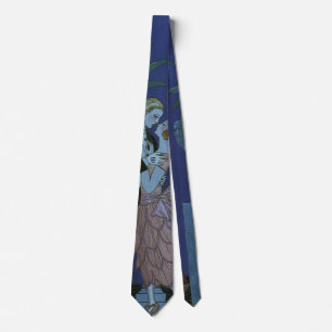 Vintage Art Deco Jungvermählte, Oui von George Bar Krawatte