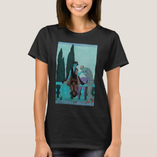 Vintage Art Deco La Villa d'Este von George Barbie T-Shirt