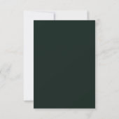 Vintage-Art-Déco-Monogramm Dankeskarte (Rückseite)