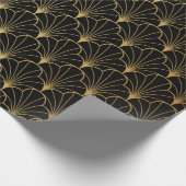 Vintage Art Deco nahtloses Muster Geschenkpapier (Ecke)