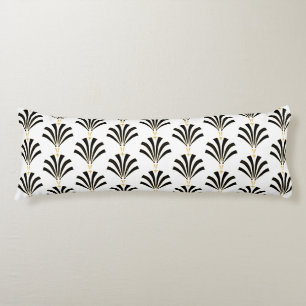 Vintage Art Deco Palmettos der 1920er Jahre Seitenschläferkissen