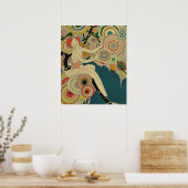Vintage Art Deco - Para Todos - Psychedelic Poster (Küche)