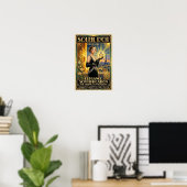 Vintage Art Deco Parfümwerbeposter Poster (Heimbüro)