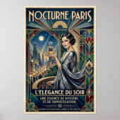 Vintage Art Deco Parfümwerbeposter Poster (Vorne)