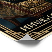 Vintage Art Deco Parfümwerbeposter Poster (Ecke)