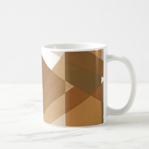 Vintage Art Deco Pochoir Jazz Beige Geometrische F Kaffeetasse