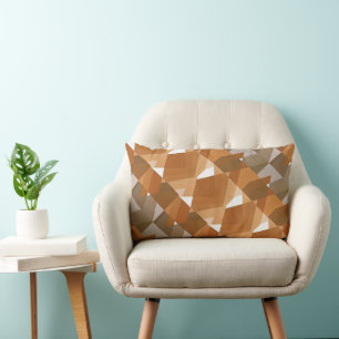 Vintage Art Deco Pochoir Jazz Beige geometrische F Lendenkissen
