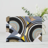 Vintage Art Deco Pochoir Jazz Geometrische Formen (Stehend Vorderseite)