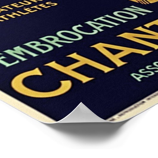 Vintage Art Deco Poster (Ecke)