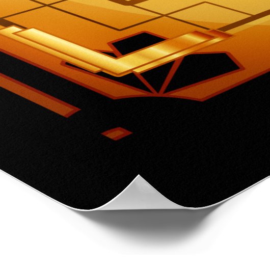 Vintage Art Deco Poster (Ecke)