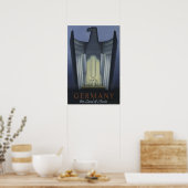 Vintage Art Deco Reise Deutschland Adler Poster (Küche)