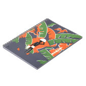 Vintage Art-Deco-Reise, Indianerin im afrikanische Notizblock (Linke Seite)