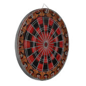 Vintage Art Deco Schach Dartscheibe (Vorderseite Links)