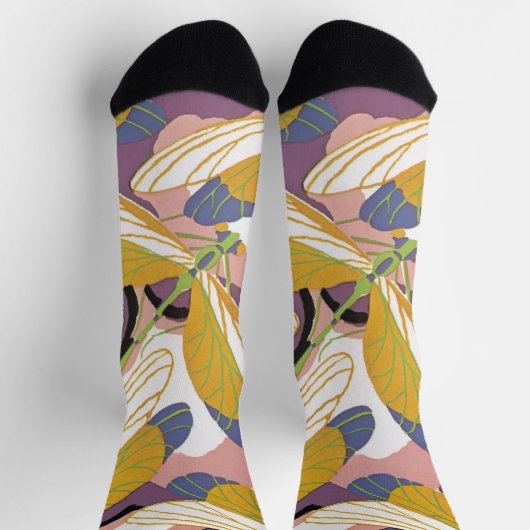 Vintage Art Deco Socken (Oben)