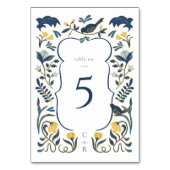 Vintage Art Deco Tischnummer Card (Vorderseite)