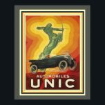 Vintage Art-Deco-Werbung für unic Automobiles 16 x Poster<br><div class="desc">Einzigartiges Art Deco Ad Poster für Unic Automobiles. Poster 16 x 20</div>