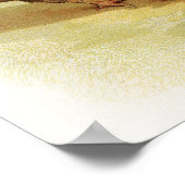 Vintage Art Farm Hühner Poster (Ecke)