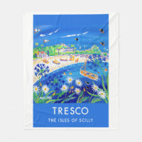 Vintage Art-Fleecedecke, Tresco durch