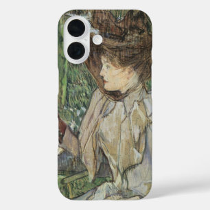 Vintage Art, Frau mit Handschuhen von Toulouse Lau iPhone 16 Hülle
