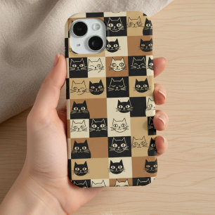 Vintage Art Gitarre Katzenliebhaber Case-Mate iPho iPhone 15 Hülle
